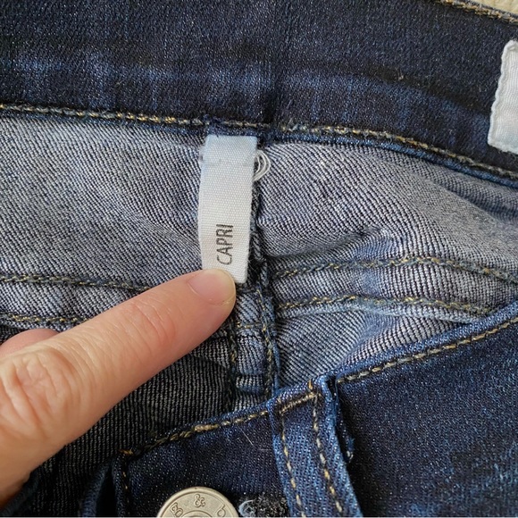 RAG & BONE sz 25 Dark Blue Skinny Capri Jeans - Picture 7 of 15